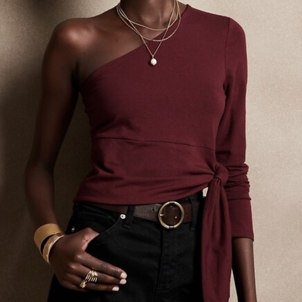 Banana Republic One-Shoulder Top